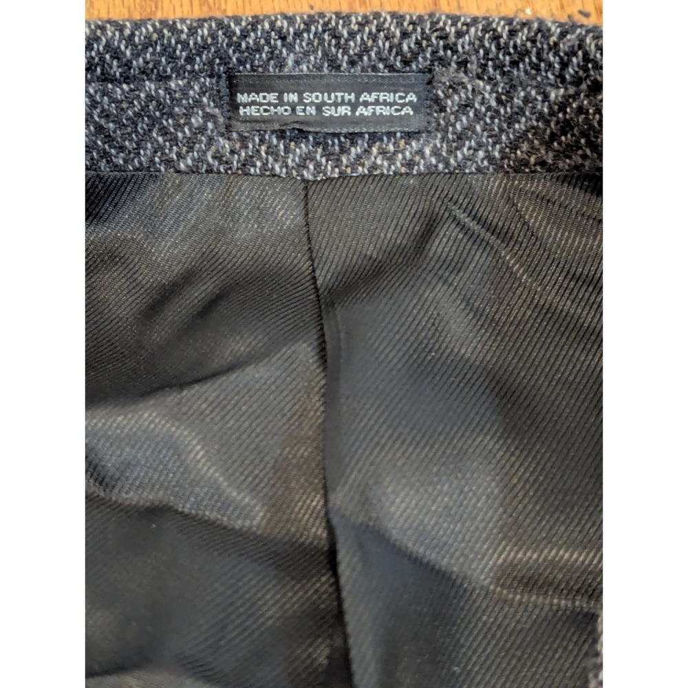 Old Money Herringbone Wool Blazer 46R Stafford Tailored Preppy Sport Coat - Picture 7 of 11